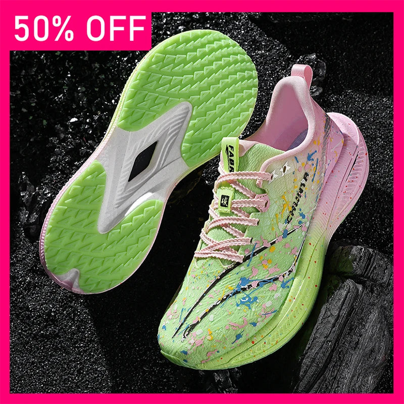 Mens Running Shoes 2026 New Professional Marathon Training Rebound Tennis Shoes Breathable Lightweight Outdoor Sneakers for Men