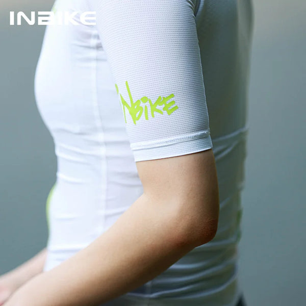 INBIKE 2025 Womens Cycling Jersey Short Sleeve Mountain Bike Tops Shirt for Ladies Ultra-breathable Cycle Bicycle Biking Clothes