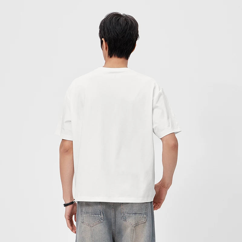 Semir Men T shirt 2026 Fashion Solid Color Crew Neck Knitted Quick Dry Cool Feeling Antibacterial Tops Clothes For Man