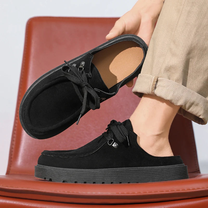 Men's Casual Slip-On Slippers Spring Summer New Soft-Sole Anti-Slip Comfort Outdoor Walking Shoes Fashion Youth Joker Tide Shoes
