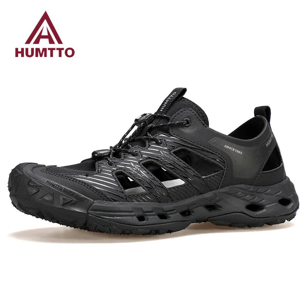 HUMTTO Summer Hiking Shoes for Men 2025 Breathable Mens Sneaker Outdoor Water Beach Sandals Fishing Climbing Wading Man Sneakers