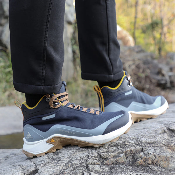 HUMTTO Waterproof Hiking Shoes Breathable Designers Trekking Boots Men's Non-slip Sports Shoe Outdoor Climbing Sneakers for Man