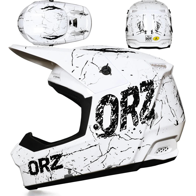 New Motorcycle Helmet Full Face Racing Off-road Helmet Men Downhill AM DH Cross Capacetes Cascos Para Moto DOT Certification