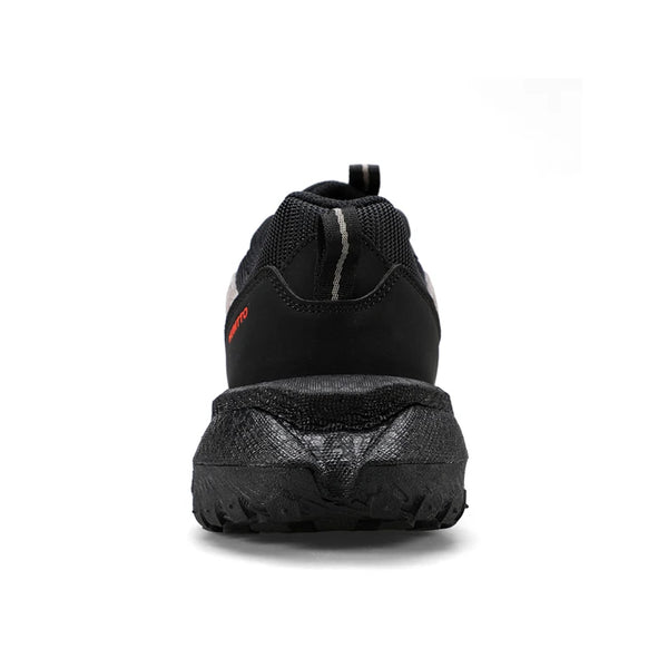 HUMTTO Breathable Non-slip Hiking Shoes for Men Outdoor Sports Shoes Leather Shock-absorbing Walking Sneakers Man Trekking Boots