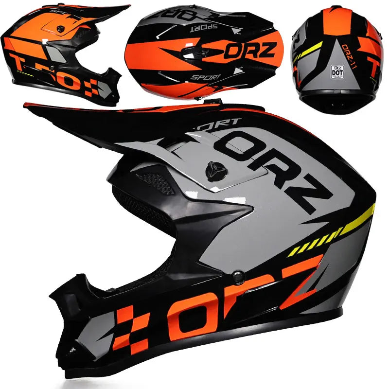 ORZ Motorcycle Helmet Motocross Cascos Para Moto Off Road Motocycle Abs Man&Woman Dot