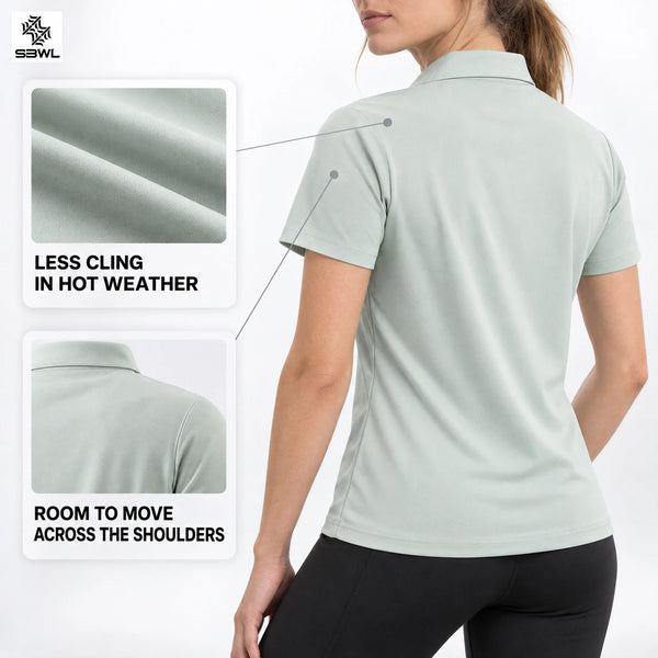 SBWL Woman's Tees New Outdoor Running Fitness Quick Dry Sports T-Shirt High Quality Light Casual Short Sleeve Gym Tennis Tops