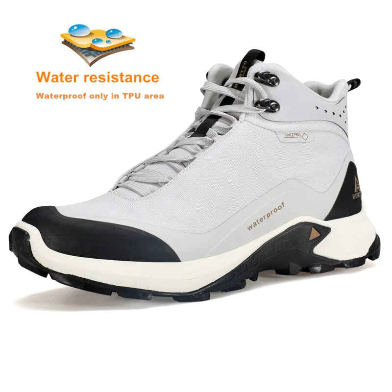 HUMTTO Waterproof Hiking Shoes Breathable Designers Trekking Boots Men's Non-slip Sports Shoe Outdoor Climbing Sneakers for Man
