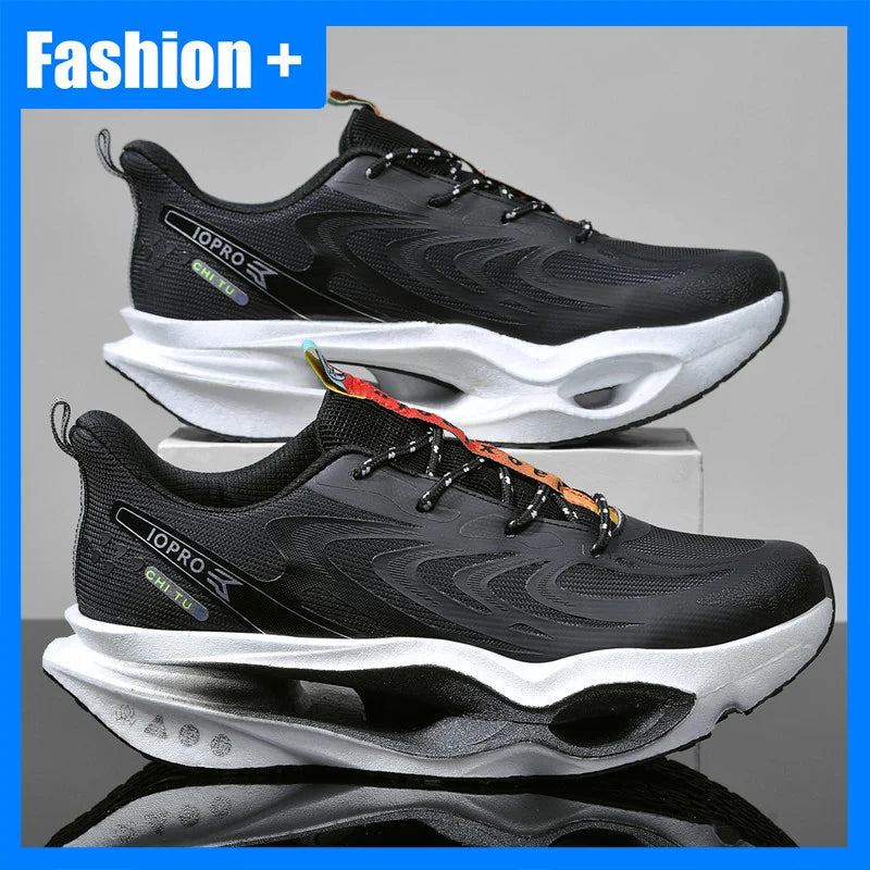 Unisex Sports Shoes Autumn Mesh Breathable Outdoor Running Shoes New Soft Soled Rebound Anti Slip Marathon Training Shoes