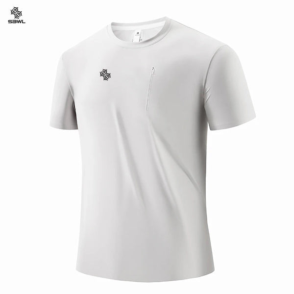 SBWL High Quality Man Outdoor Hiking Mountaineering Tees Running Weight Loss Fitness Sports Quick Drying T-Shirt Breathable Tops