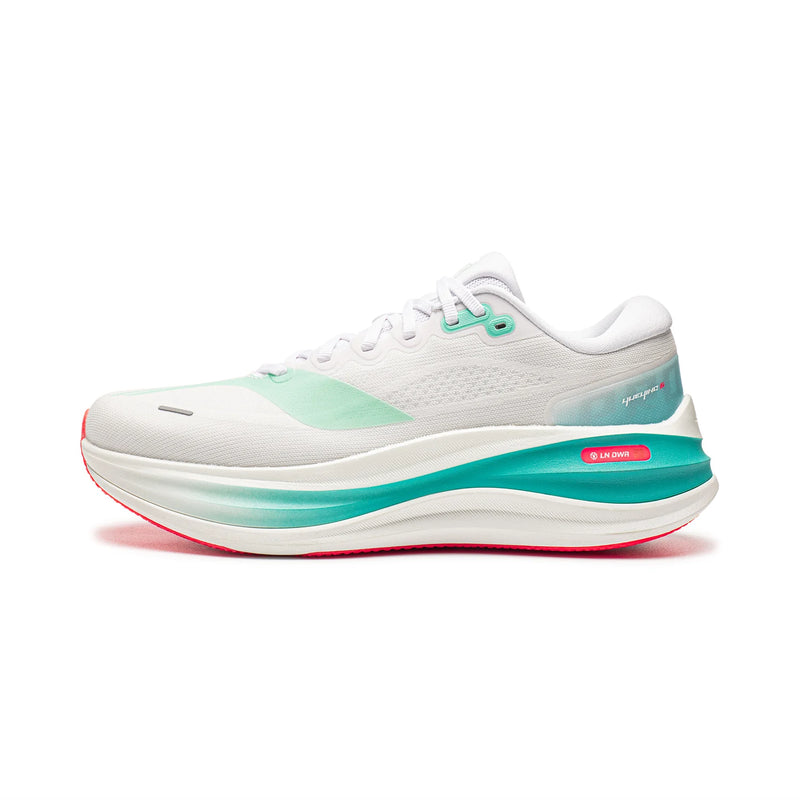 ស្បែកជើងរត់បុរស Li-Ning YUEYING 6 PRO Optimized Cushion ជាមួយប្រអប់ម្រាមជើងធំទូលាយ SUPER BOOM ស្បែកជើងប៉ាតាស្រាលឆ្លុះបញ្ចាំង LiNing ARHW015