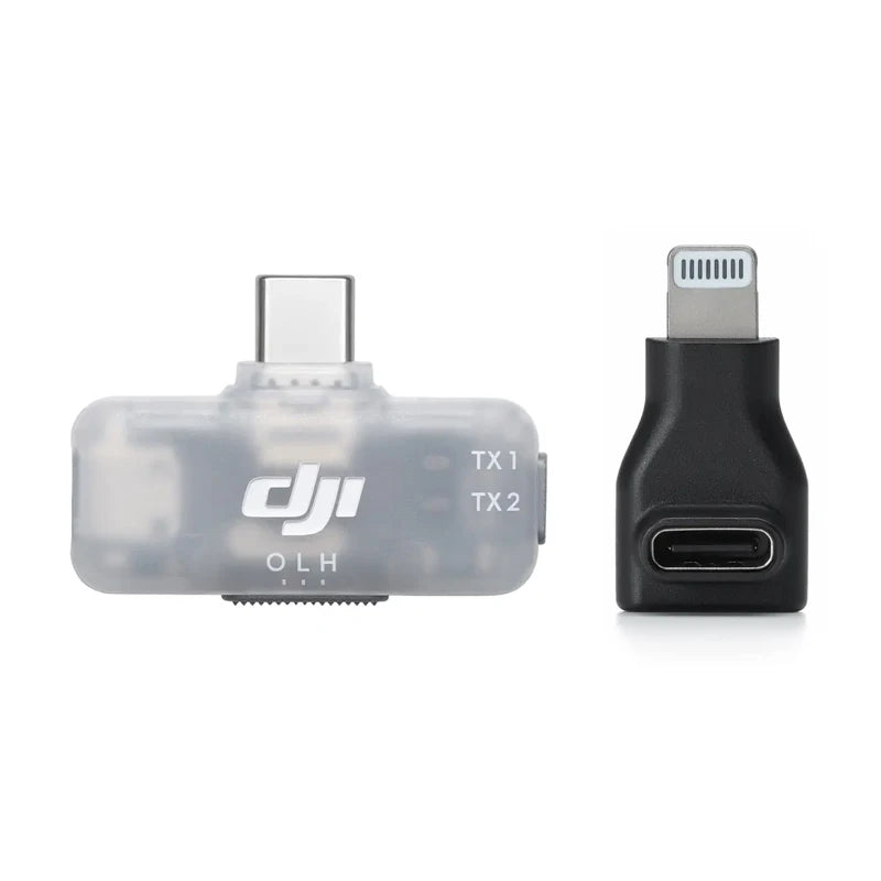 DJI Mic Series Mobile Receiver Supports Mic Mini, Mic 2, and Mic 3 mixed connection Original Accessories in Stock