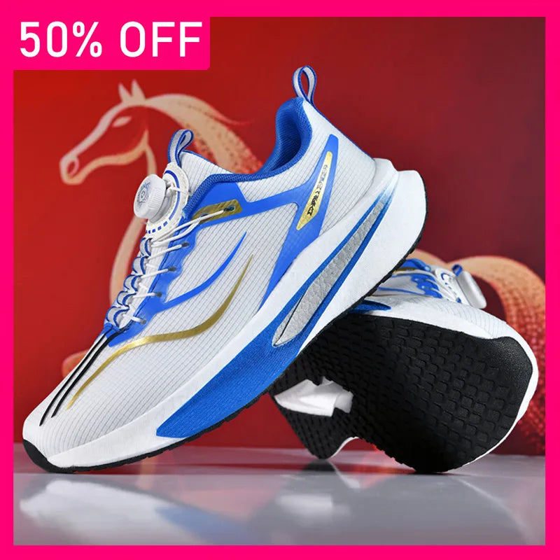 Unisex Running Shoes Spring New Low Cut Lightweight Cushioning Durable Marathon Racing Running Daily Walking Versatile Sneakers