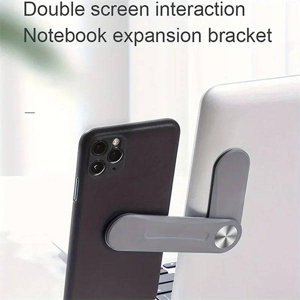 1pc Magnetic Folding Holder Phone Stand Holder Dual Screen Extension Multi Screen Adjust Support Laptop Side Mount Bracket