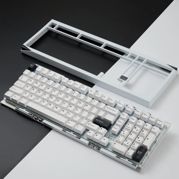 Akko Mineral 02 Keyboard/Barebone Kit Aluminum 102 Keys VIA RGB Hot Swap Tri-mode Wireless Custom Mechanical Keyboard/Kit Gasket