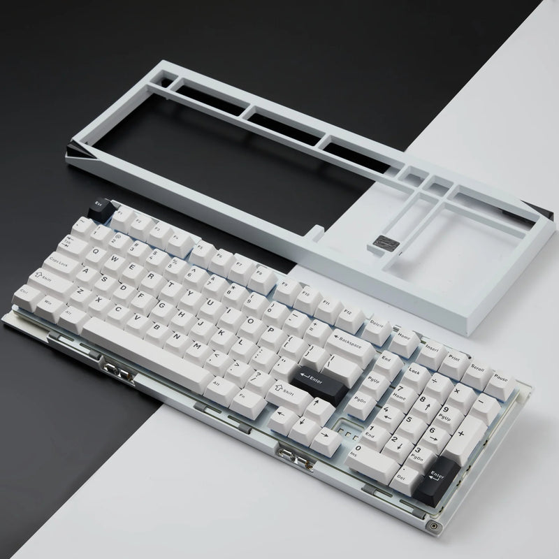 Akko Mineral 02 Keyboard/Barebone Kit Aluminum 102 Keys VIA RGB Hot Swap Tri-mode Wireless Custom Mechanical Keyboard/Kit Gasket