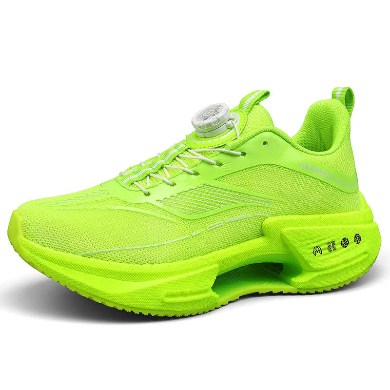 Unisex Running Shoes for Men Women Summer Breathable Mesh Sneakers Anti Slip Soft Sole Flat Walking Shoes Trendy Tennis Shoes
