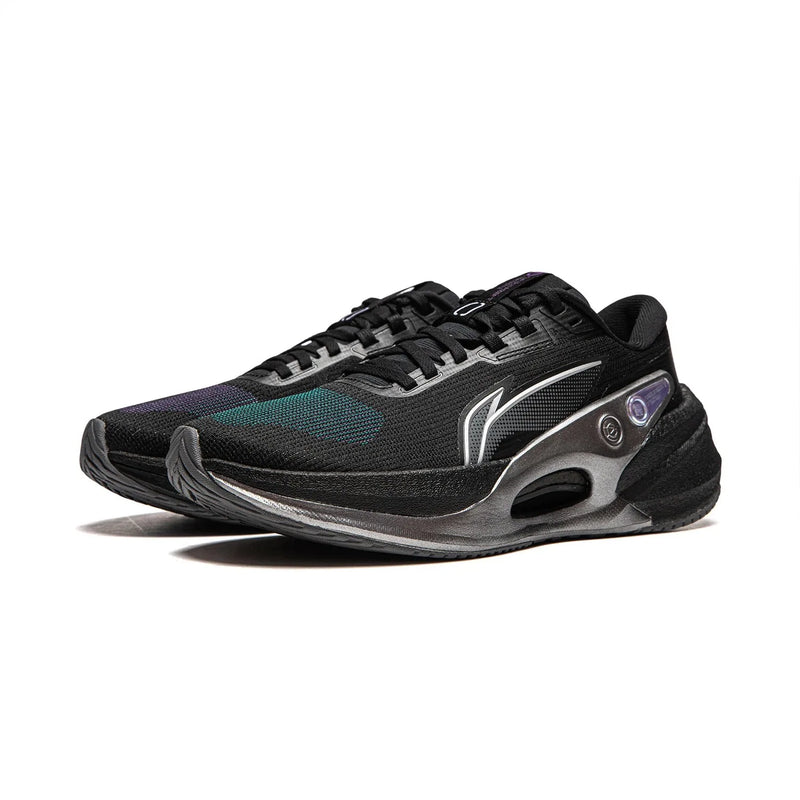 Li-Ning Men's FURIOUS RIDER 7 V2 Stability Running Shoes BOOM FIBER Cushion Stable Support Sport Shoes Wearable Sneakers ARZU003