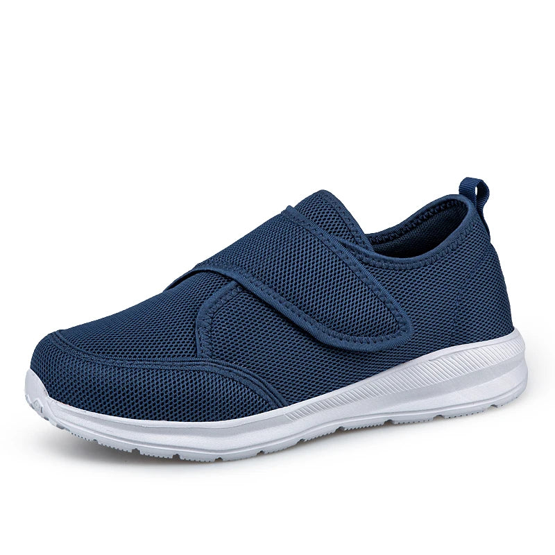 Lightweight Adjustable Diabetic Walking Shoes for Elderly Men and Women Orthopedic Foot Pain Relief Swollen Feet Comfort