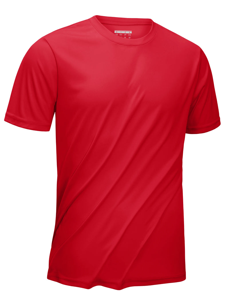 TACVASEN UPF 50+ Summer Performance T-shirts Mens Sun Protection Tee Shirts Gym Sports Athletic Running Swim Casual T-shirt Tops