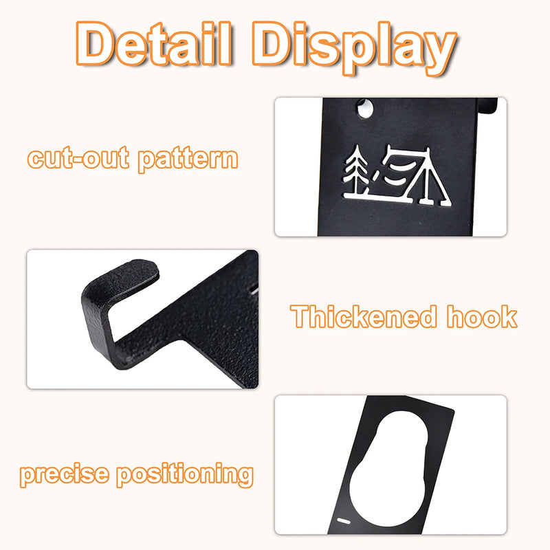 Gas Tank Hanger Clip Tool Gas Butane Hanging Hook Camping Table Racker Gas Tank Hook Camping Equipment