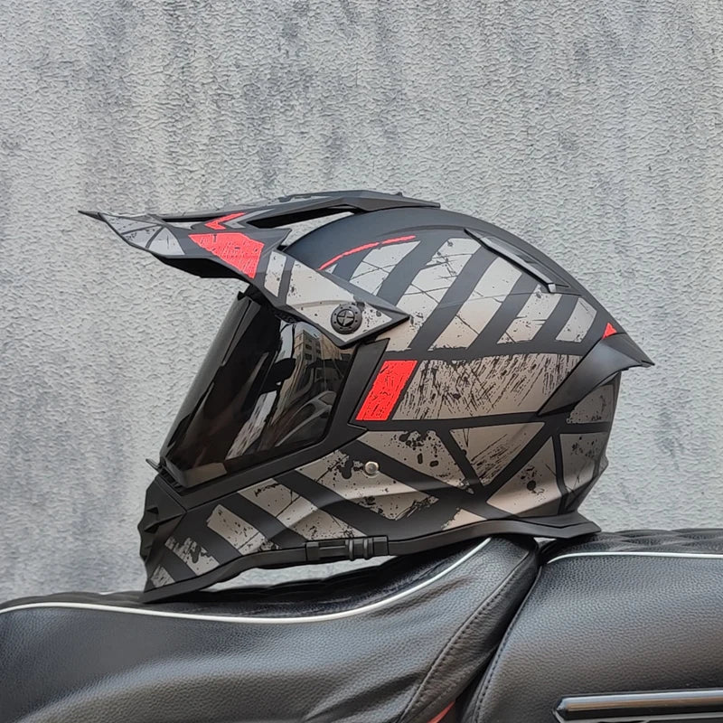 New off-road motorcycle helmet men and women motocross helmet full face kask downhill casque motocross enfant capacete