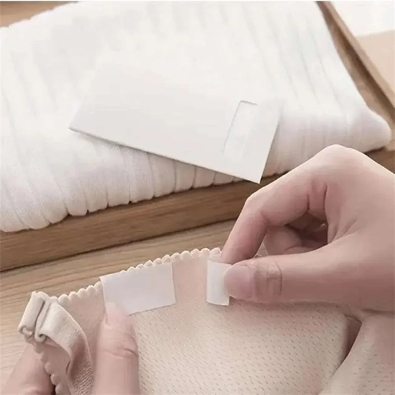 36 pcs Anti Glare Sticker Collar Shirt Collar Chest Double-Sided Tape Clothes Invisible Tie Skirt Universal Fixed Anti Slip