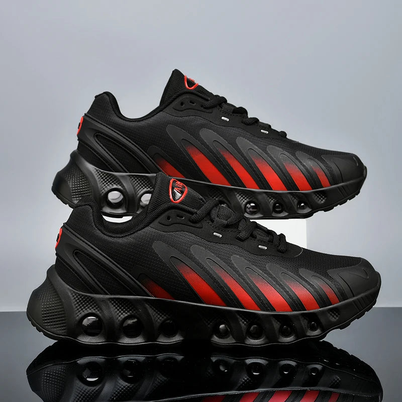 Mens Running Shoes 2025 New Street Trendy Lightweight Breathable Outdoor Fitness Mesh Jogging Flat Comfortable Sneakers for Man