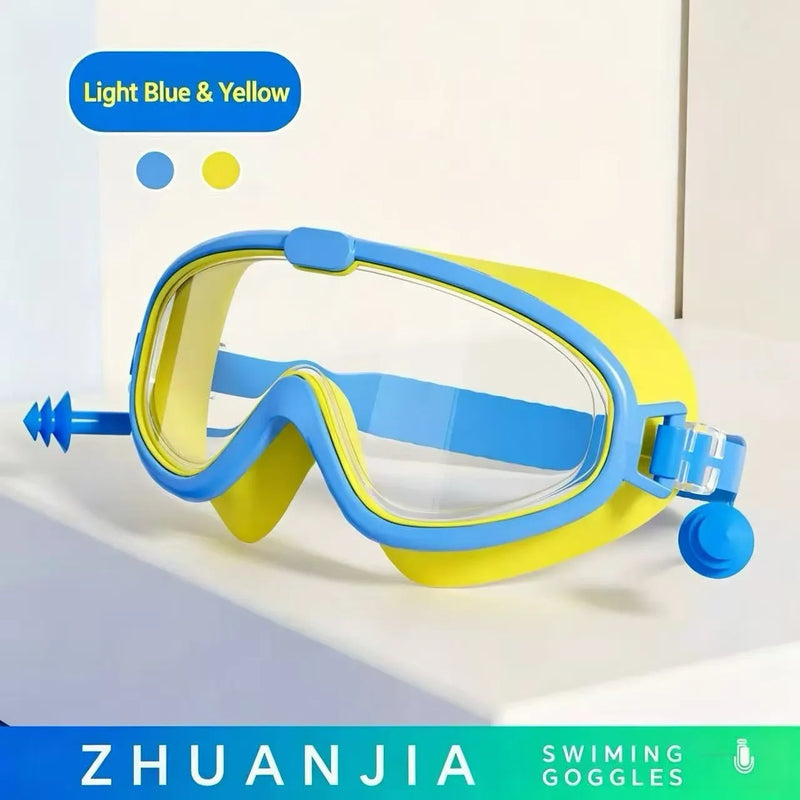 Universal Large Frame Swimming Goggles for Men And Women Anti Fog High Definition Drifting Swim Goggles