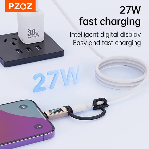 PZOZ Type C to Type C Lightning OTG Adapter Mobile Charger Transfer Video Type C For Thunderbolt 4/3 MacBook Pro/Air iPad USB-C