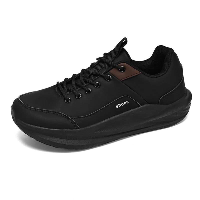Men's wide-headed racing running shoes four seasons breathable light outdoor casual sneakers classic students speed sports shoes