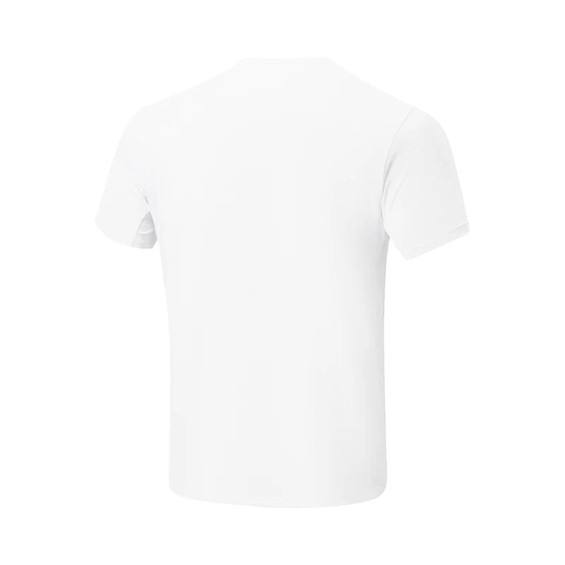 អាវយឺតហ្វឹកហាត់បុរស Li-Ning LN DRY 81% Polyester 19% Elastane ទំហំធម្មតា អាវយឺតដៃខ្លី LiNing មានខ្យល់ចេញចូលបាន ATSW195