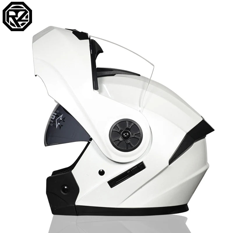 Personalised Dual Lens Flip Up Helmets Motocross Racing Modular Cascos Para Moto Men Women Fashion Full Face Motorcycle Helmet