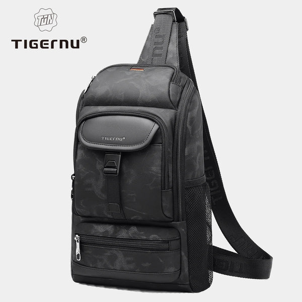 Tigernu Men Fashion Shoulder Bags For Men 9.7 11inch Ipad Bag Chest Pack Men Waterproof Large Capacity Crossbody Bags Mini Bags
