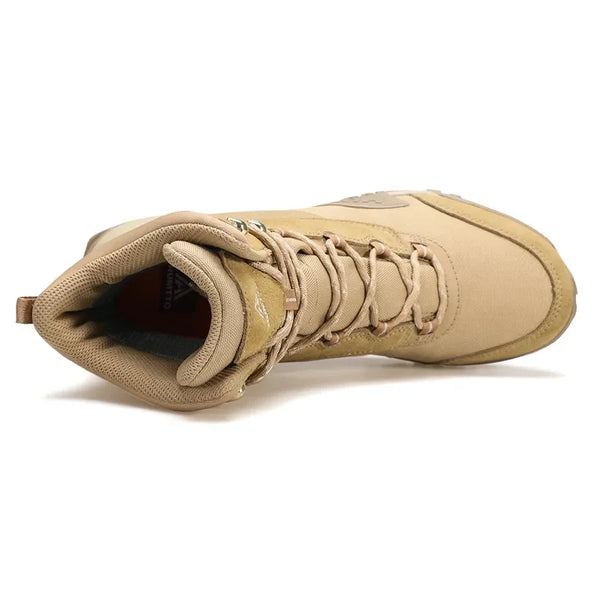 HUMTTO Hiking Men's Sports Shoes Anti-slip Military Boots Winter Trekking Shoes for Men 2023 Breathable Outdoor Work Sneakers