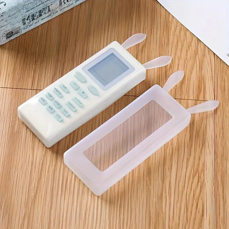 1pc Luminous Silicone Remote Control Cover, Rabbit Ears Dustproof Anti-Fall Protective Case for TV,Air Conditioner Remotes.