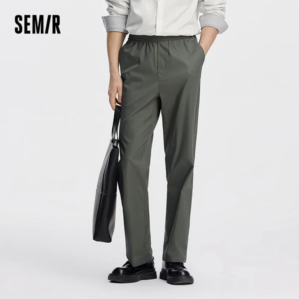ខោបុរស Semir មានផាសុកភាព ត្រង់ ធ្វើការ ធ្វើដំណើរ រដូវស្លឹកឈើជ្រុះ ឆ្នាំ២០២៦ ស្ទីលធម្មតា ងាយស្រួលថែទាំ ខោវែង ស្លៀកប្រចាំថ្ងៃ