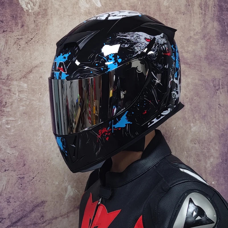 AIS helmet electric motorcycle hard hat full helmet four-season summer casque moto