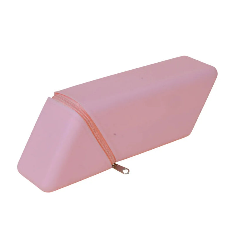 1pc Stylish Silicone Pen Holder, Foldable Large Capacity Expandable Desktop Pencil Case for Office & Study Use.Pencil Case