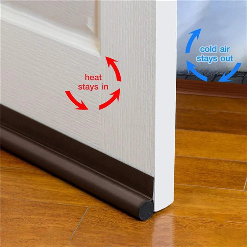Door Bottoom Draft Stopper Weather Stripping Door Sweep Under Door Draft Blocker Insulator Weatherstrip House Acoustic Foam