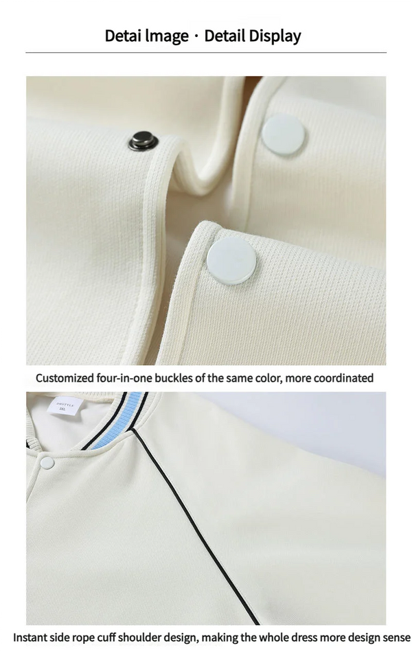 New Thick warm Loose and versatile Fashionable trendy cotton baseball jacket  with shoulder sleeves causal couple style  winter