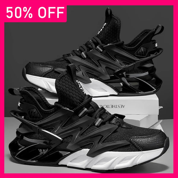 Men Sneakers New Thick Soles Rebound Shock Absorption Comfort Versatile Sneakers Teenagers Road Jogging Fitness Shoes for Men