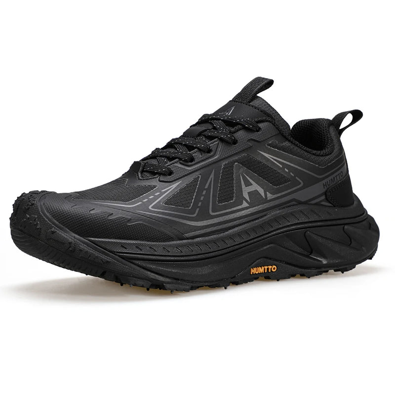 HUMTTO Trail Running Shoes Designer Sports Tenis Man Casual Sneaker for Men Breathable Lightweight Outdoor Black Men's Sneakers