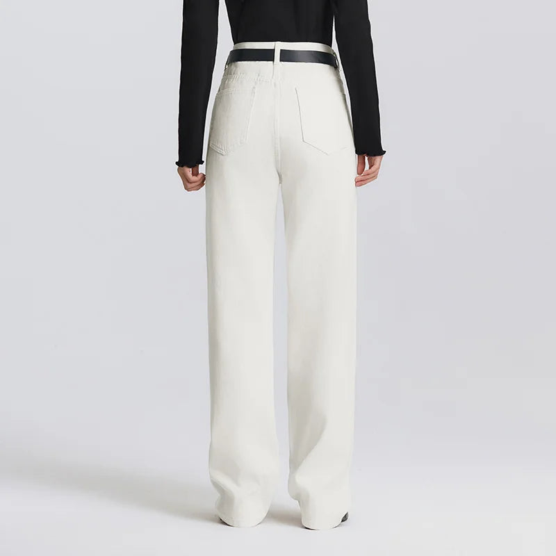 Semir Jeans Women 2026 Spring Solid Casual Comfortable Daily Wear Full Length Basic Stylish Long Trousers Woman