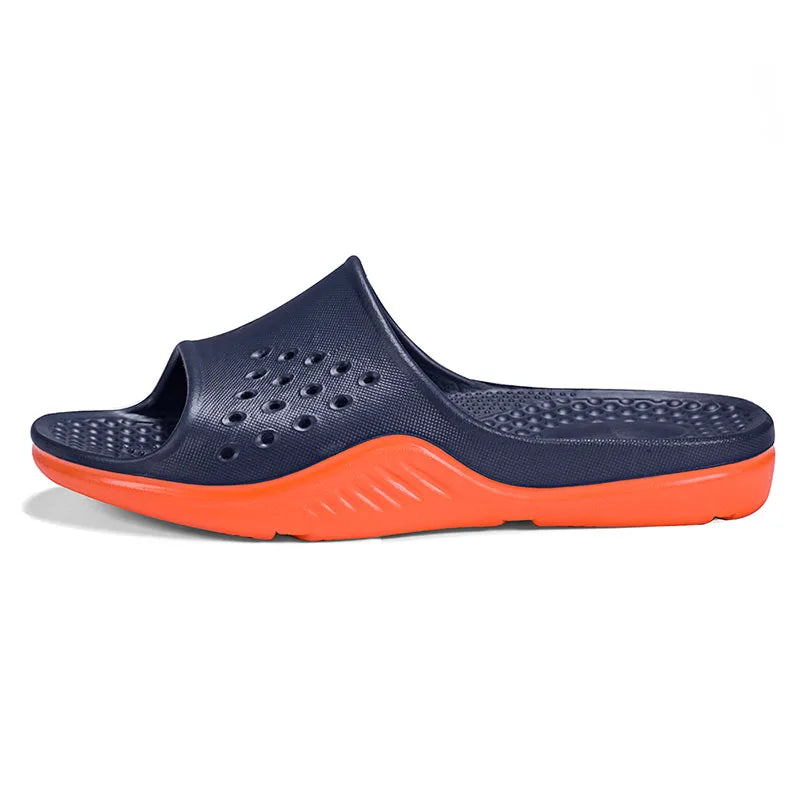 Plus Big Size 49 50 51 52 53 54 Mens Slide Slippers Flat Rubber Sandals Summer Beach Slides Outdoor Indoor Home Shoes