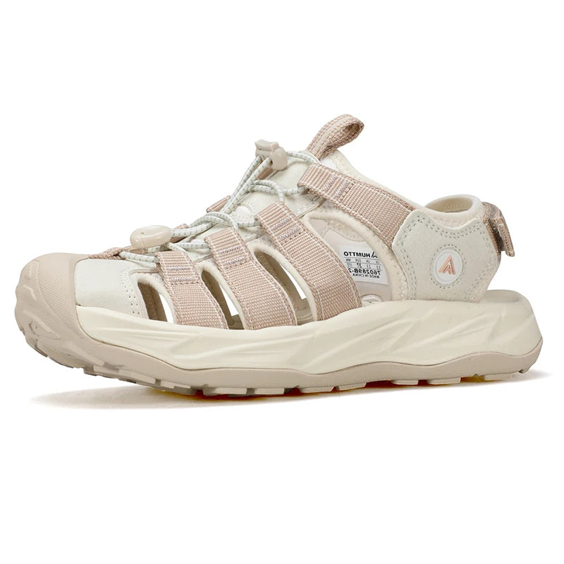 HUMTTO Hiking Shoes Women Outdoor Women's Sneakers Quick-drying Water Fashion Walking Shoes Non-Slip Lace-Up Beach Sneaker Woman