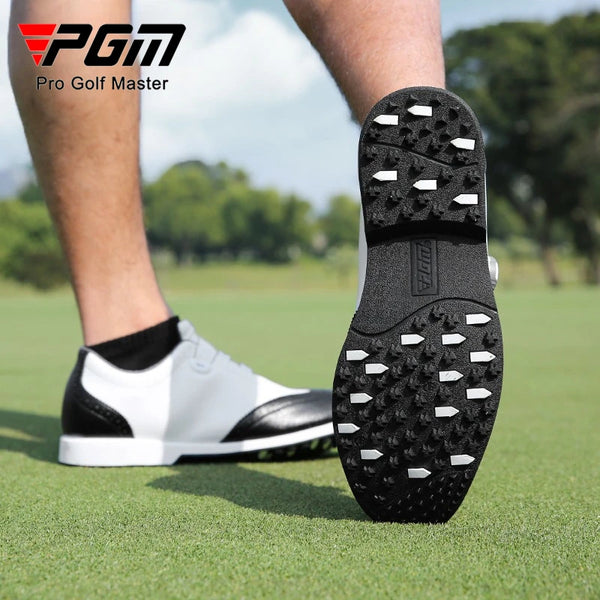 PGM Golf Shoes Men's Knob Lace Waterproof Sports Shoes XZ206