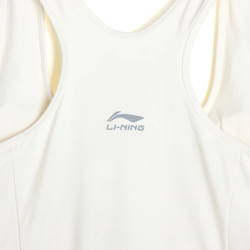 រ៉ូបកីឡាវាយកូនបាល់នារី Li-Ning 64% Polyamide 36% Elastane ស្លីមសម ងាយស្រួលបត់បែន LiNing Sports រ៉ូបគ្មានដៃ ASKV432