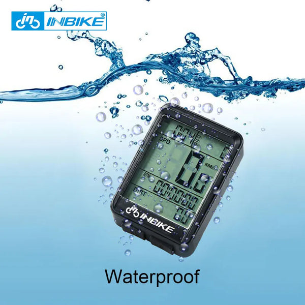 INBIKE Bicycle Computer Speedometer Wireless Wired Waterproof Road Bike MTB Cycling Odometers Watch LED Digital Bike Accessories
