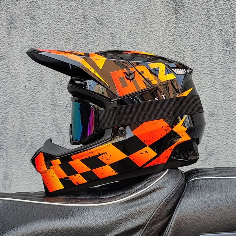 ORZ high-quality Motorcycle Helmet Off-road Helmet Bike Downhill AM DH Cross Helmet Capacete Motocross Casco