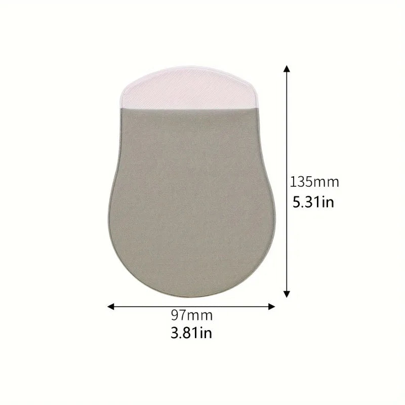 1pc Self-adhesive Mouse Storage Bag Notebook Computer Back Sticker Storage Bag,3 Colors, Seamless Mouse Storage Bag